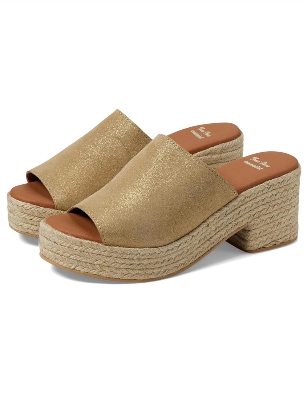 🌻NEW w/box Toni Pons Andrea Espadrille Wedge Sandal Ankle Strap Peep Toe Size 9